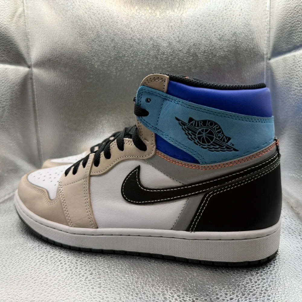 Size 10.5 Air Jordan 1 Prototype Retro High‎ OG Blue Mens Sneakers DC6515-100